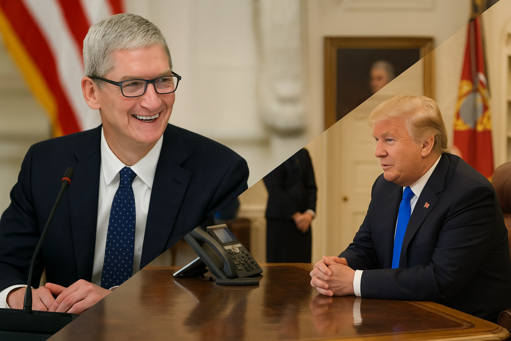 Trump wütend auf Tim Cook: Apple nach diplomatischer Absage des Apple-Chefs mit Sanktionen belegt